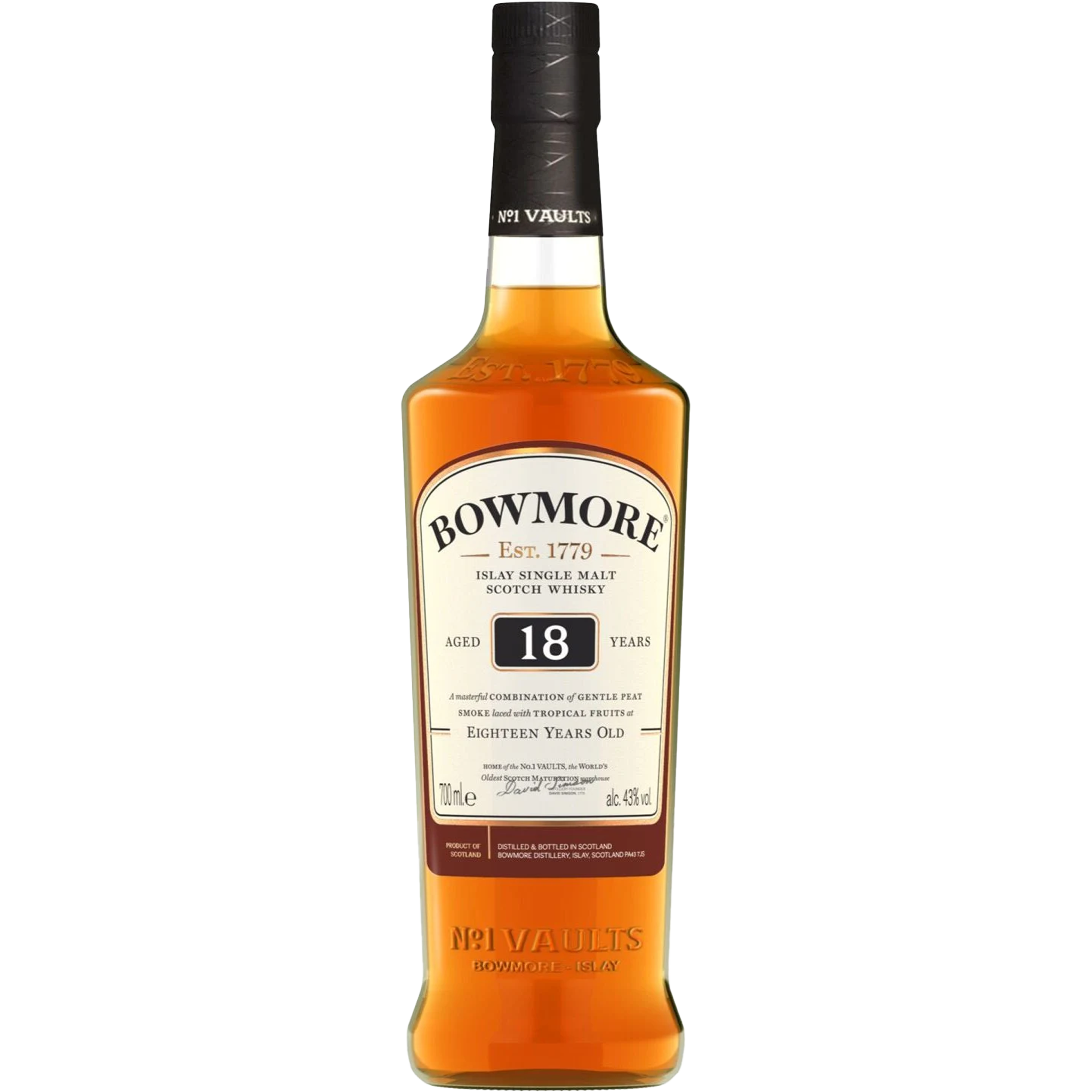 Bowmore 18 Year Old Single Malt Scotch Whisky