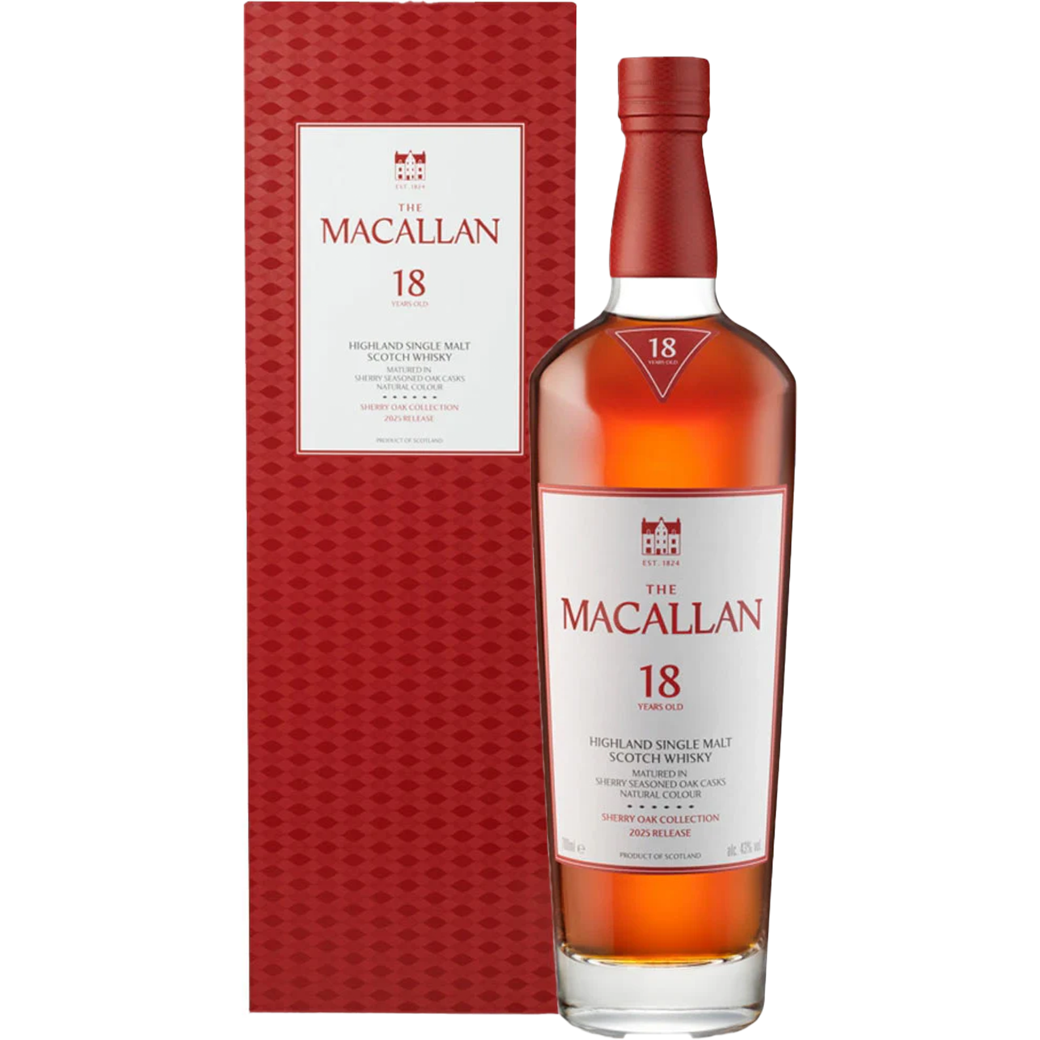 The Macallan Sherry Oak Cask 18 Year Old Single Malt Scotch Whisky, Release 2026