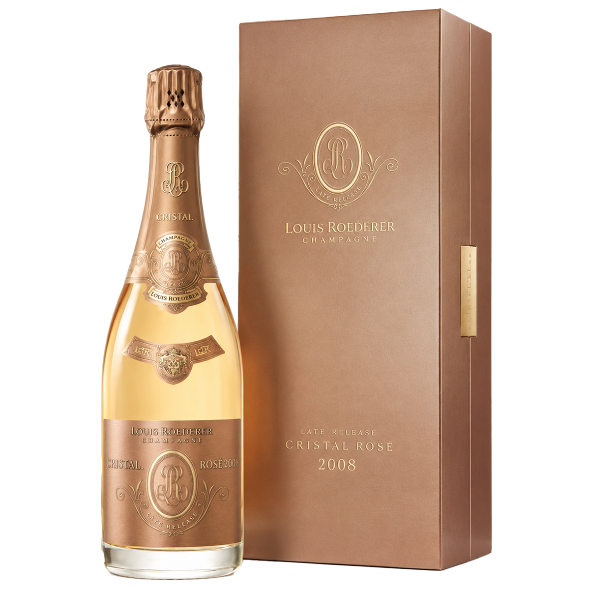 Louis  Roederer Cristal Rose 2008 GIFTBOX Late Release