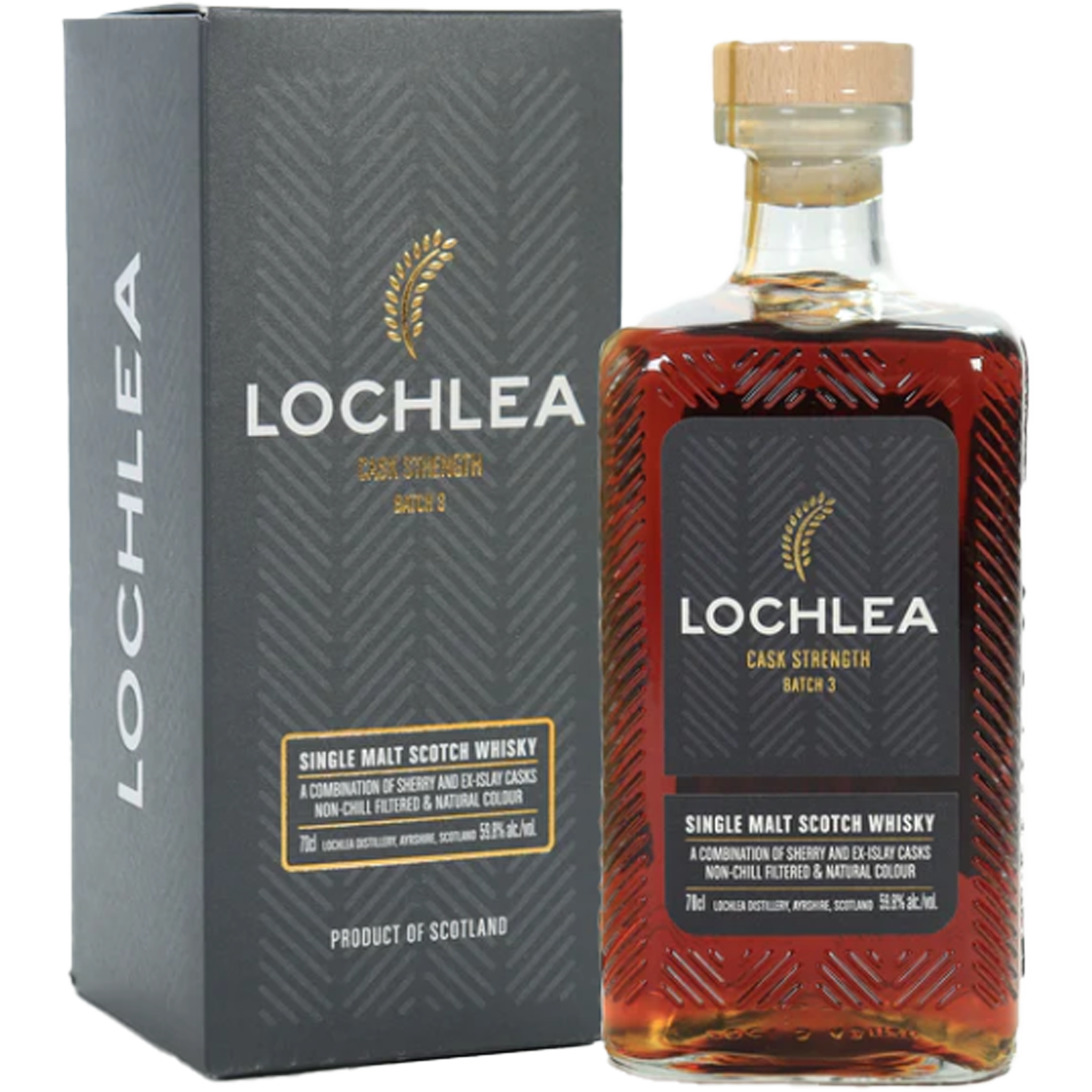 Lochlea Cask Strength Batch 3 Single Malt Giftbox