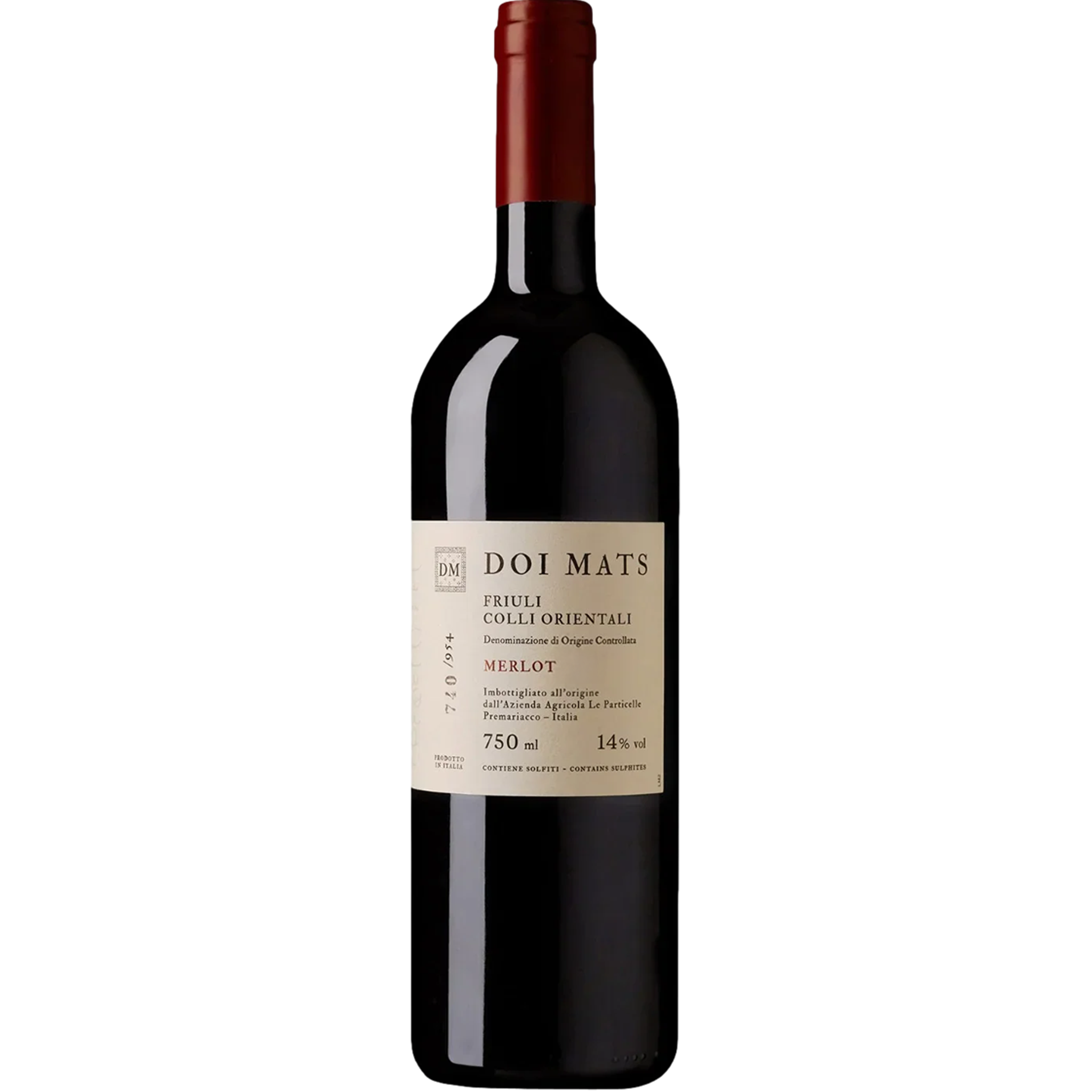 Doi Mats Merlot Le Particelle DOC Colli Orientali Friuli