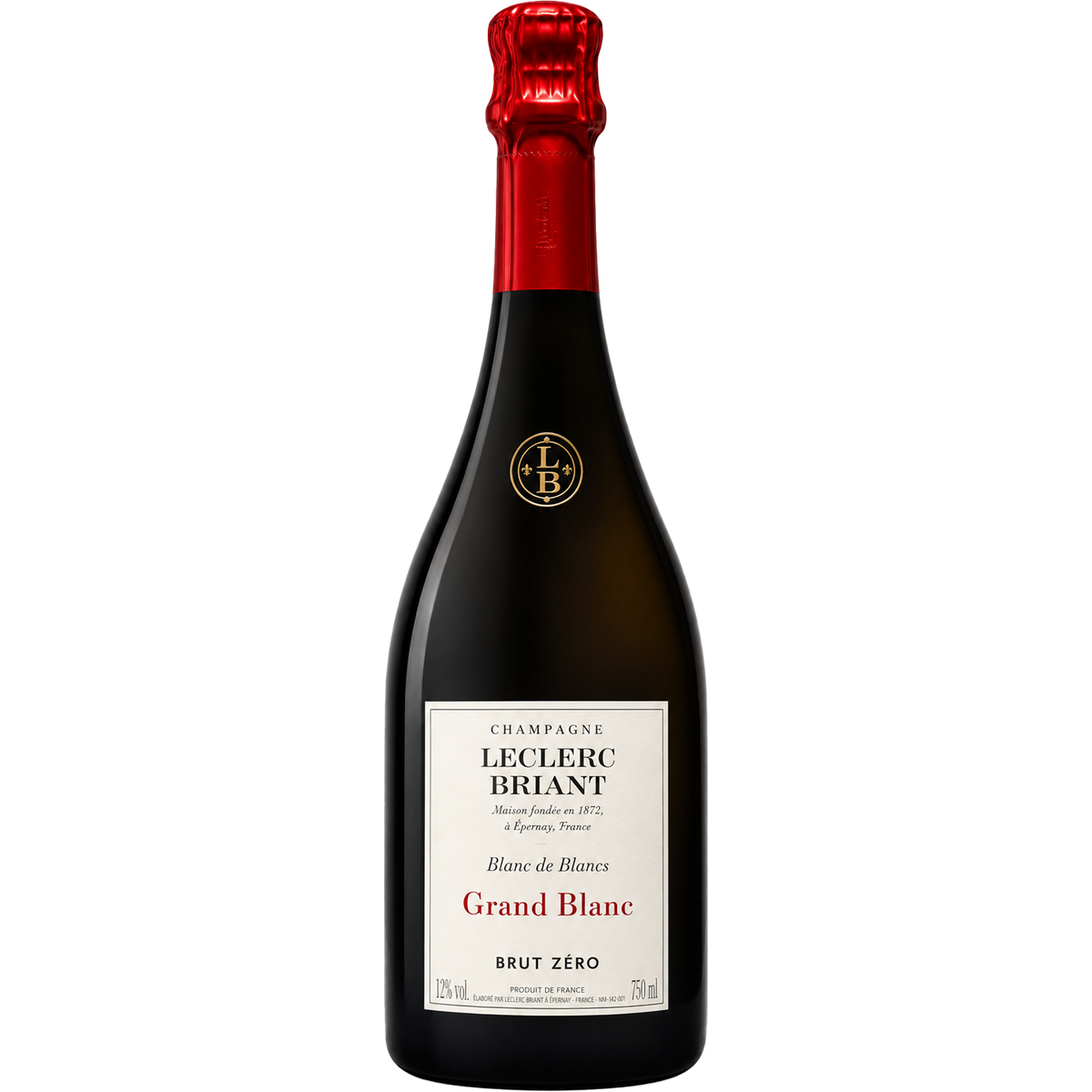 Leclerc Briant Brut Zéro Grand Blanc 2014